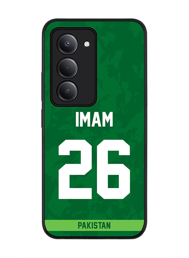 Stylizedd For Xiaomi Redmi 15 5G Case,Slim fit Camera Protection, Shockproof Thin Phone cover  - Pakistan ImamulHaq, Jersey No 26 - Image 1