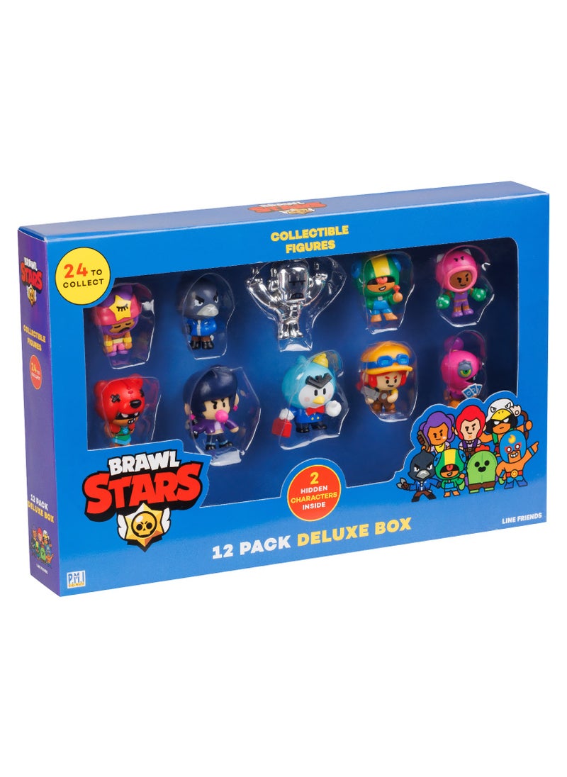 Brawl Stars Brawl Stars Figure 2-Inches, 12-in-1 Deluxe Box, Assorted 1 Piece (Style & Color May Vary) | Collectible Figure | 2 Mystery Figures | For Fans, Gamers & Collectors! | Official Licensed Product  - Image 1