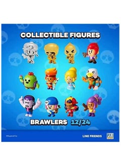 Brawl Stars Brawl Stars Figure 2-Inches, 12-in-1 Deluxe Box, Assorted 1 Piece (Style & Color May Vary) | Collectible Figure | 2 Mystery Figures | For Fans, Gamers & Collectors! | Official Licensed Product  - Image 4