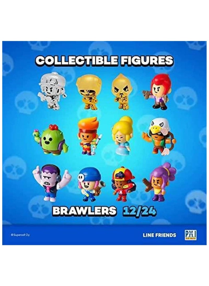 Brawl Stars Brawl Stars Figure 2-Inches, 12-in-1 Deluxe Box, Assorted 1 Piece (Style & Color May Vary) | Collectible Figure | 2 Mystery Figures | For Fans, Gamers & Collectors! | Official Licensed Product  - Image 4