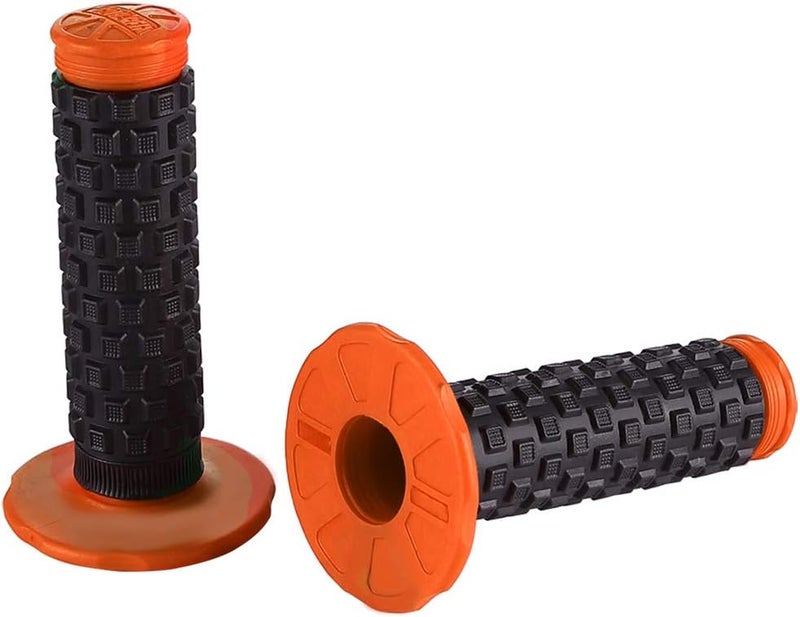 APPYU Motorcycle Grips 7/8" Dirt Bike Grip Pillow Top Grips Rubber Anti-Slip Universal Handlebar Racing Grip for Motocross ATV - Image 1