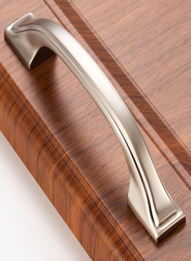 BEROSSA 10 Pack Brushed Nickel Cabinet Pulls 3 Inch Satin Nickel Cabinet Handles Nickel Hardware for Kitchen Cabinets 8222 Drawers Bedroom Dresser Bathroom Vanity Cupboard - Image 1