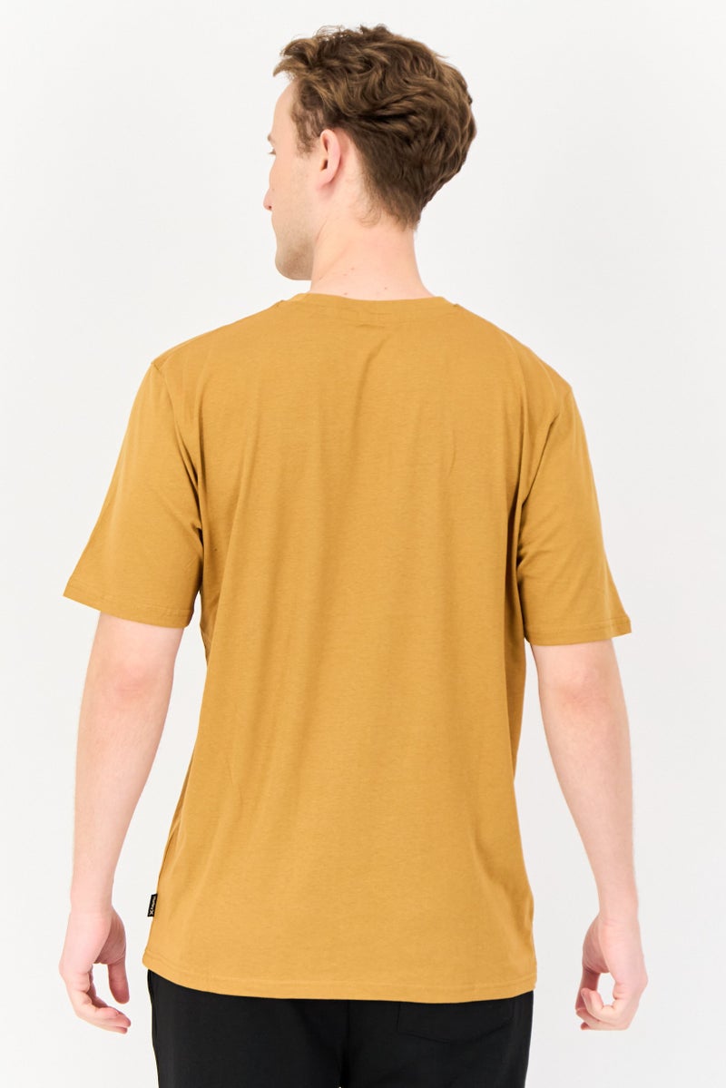 Hurley Men Sportswear Fit Short Sleeves Outdoor T-Shirt, Cinnamon  - Image 3