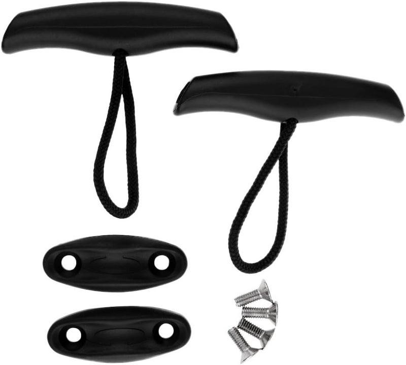 klarako (Pack of 2 Canoe Kayak Toggle Handle Replacement with Cord Rope Kayak Carry Boat Accessories Kit - Image 1