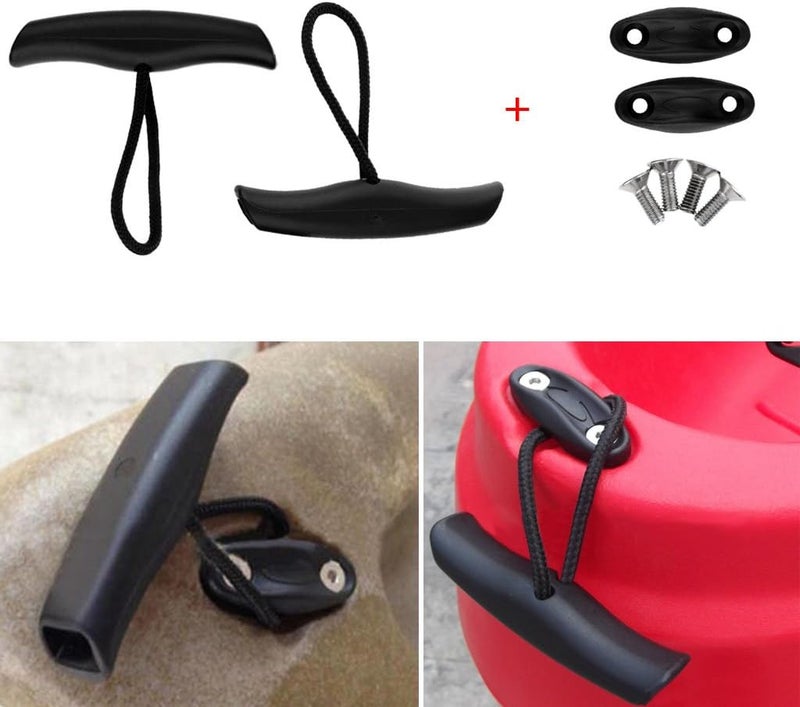 klarako (Pack of 2 Canoe Kayak Toggle Handle Replacement with Cord Rope Kayak Carry Boat Accessories Kit - Image 2