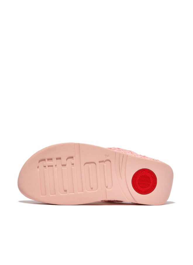 FitFlop 049-805 Fitflop Ladies Sandals Lulu Geo-Webbing Toe Thong FZ3-A35 Pink  - Image 5