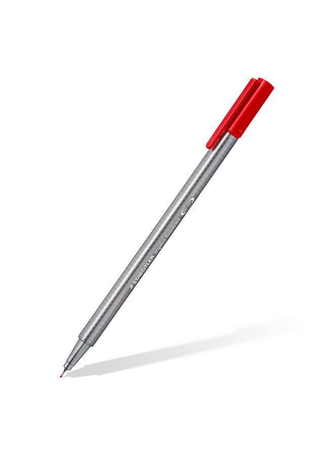 STAEDTLER Triplus Fineliner Pens, .3Mm, Metal Clad Tip, 20-Pack, Assorted (334Sb20Bk)  - Image 4