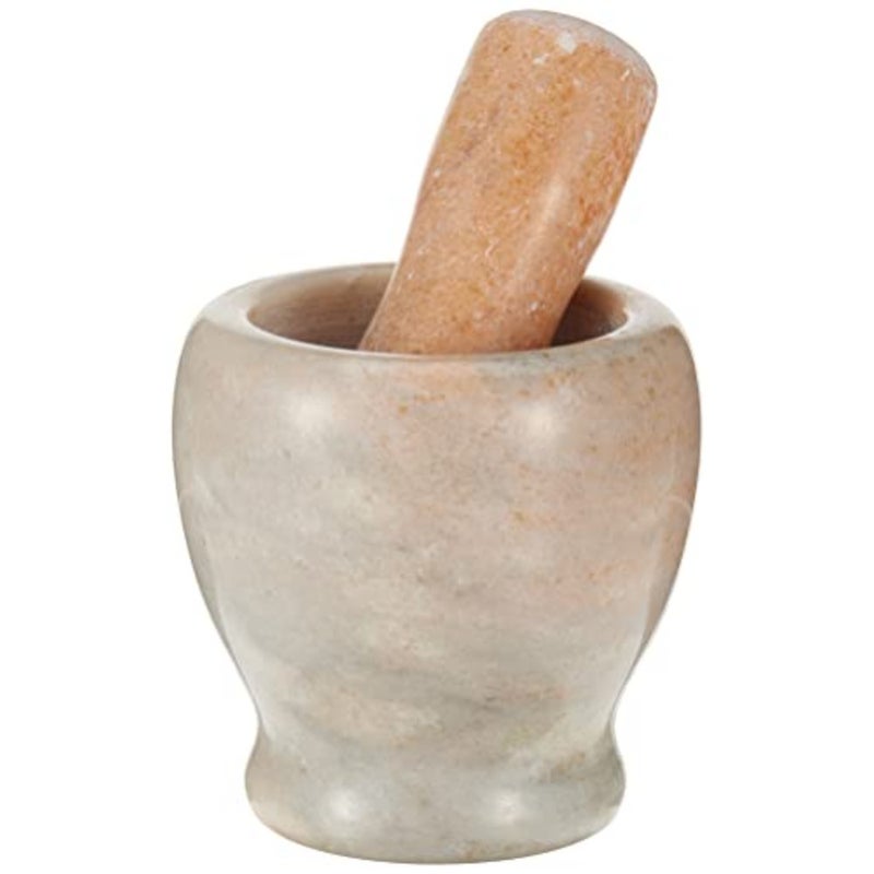 Pestle and Mortar Set Premium Marble Grinder, Sturdy Pestle and Mortar Set Mixing Bowl for Garlic Grinder Spices Herb Crusher Durable, Long-Lasting and Easy Cleaning Mixing Bowl - Image 1