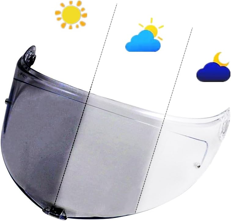 BSTOP Photochromic K6 Visor Sunshield for AGV K6S K6 Helmet Replacement - Image 1