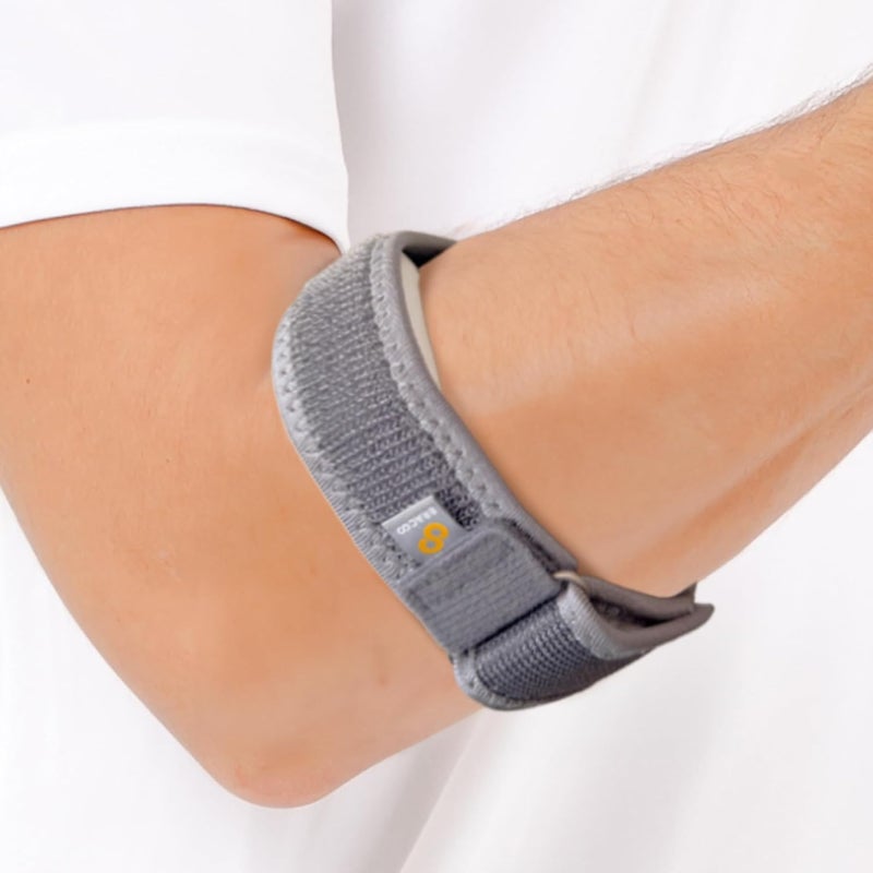BRACOO Tennis Elbow Support Strap for Men Women Compression Golfers Elbow Brace Clasp with EVA Pad for Tendonitis Epicondylitis for Right Left Hand EP40 - Image 1