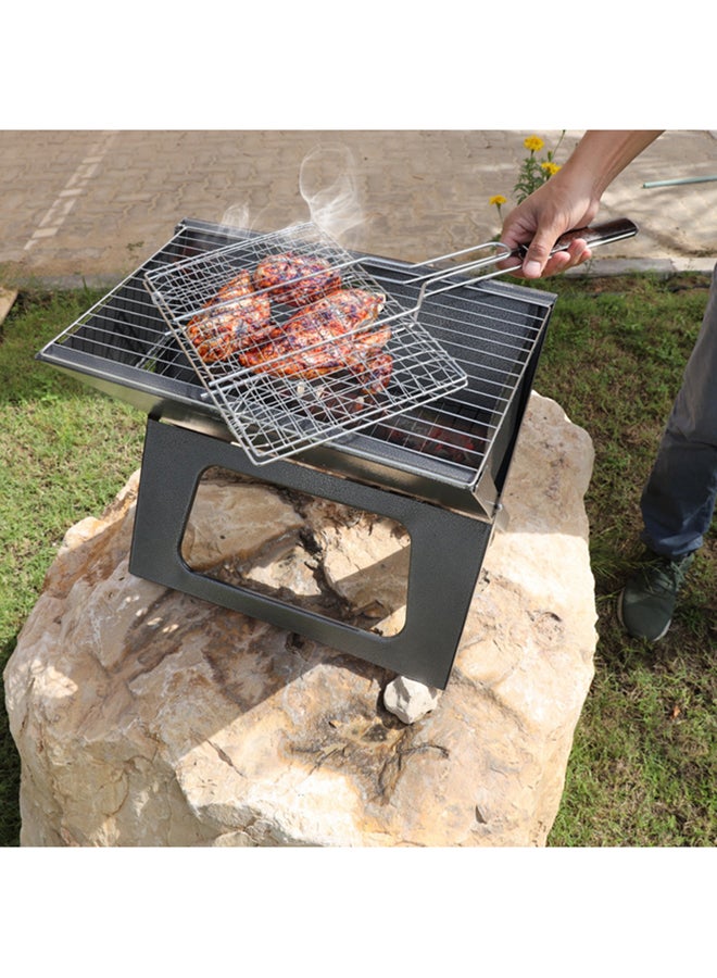 Royalford BBQ Grill Black/Brown - Image 4