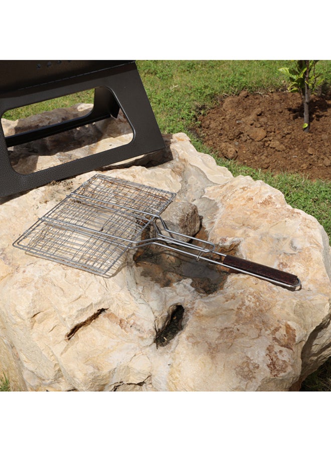 Royalford BBQ Grill Black/Brown - Image 3