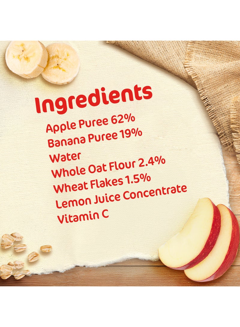 Cerelac Fruits Puree Pouch In Banana Apple And Oats 16 x 90g - Image 5