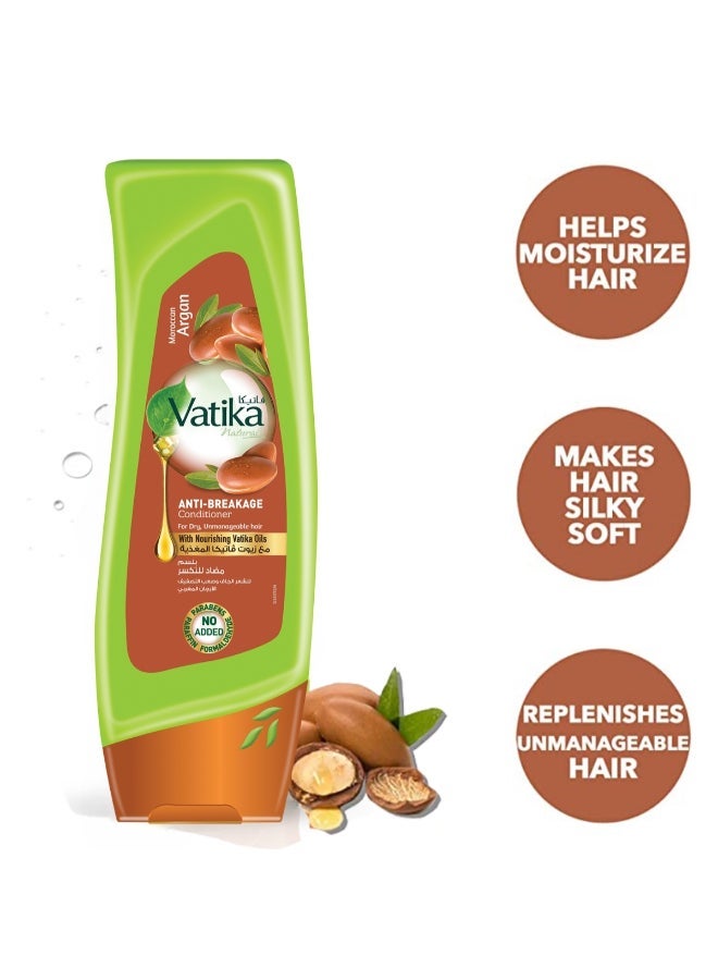 Dabur Moroccan Argan Antibreakage Conditioner Moisture Soft For Dry Unmanageable Hair 400ml - Image 4