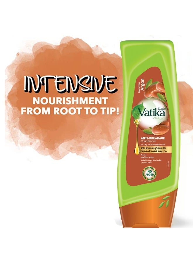 Dabur Moroccan Argan Antibreakage Conditioner Moisture Soft For Dry Unmanageable Hair 400ml - Image 5