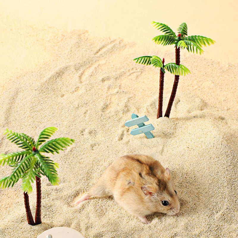 DR.DUDU Hamster Bath Sand, 2.8lb Dust Free Desert Sand or Potty Litter Sand for Hamster Chinchillas Gerbil Syrian Mice Small Animals (Beige) - Image 3