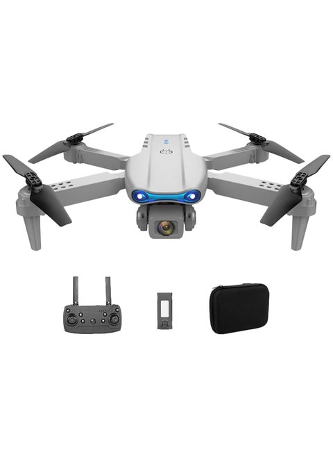 طائرة بدون طيار E99 PRO احترافية بدقة 4K عالية الدقة وكاميرا مزدوجة لتجنب العوائق تلقائيًا وارتفاع قابل للطي للحفاظ على طائرة هليكوبتر صغيرة