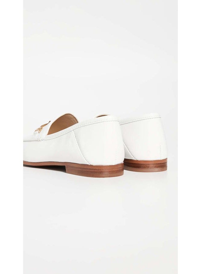 Sam Edelman Women's Loraine Bit Loafer, Bright White, 38.5 EU - Image 4