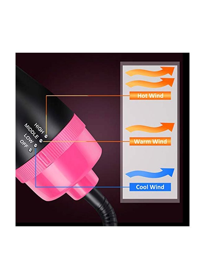 general 3 In 1 Electric Hair Brush Black/Pink - Image 4