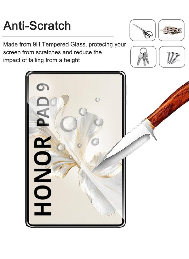 NAFCO Honor Pad 9 12.1 Inch Tempered Glass Screen Protector – High Transparency, Delicate Touch, Anti-Explosion, Smooth Arc Edges, Easy Installation, Screen Protector for Honor Pad 9 12.1 Inch - Image 3
