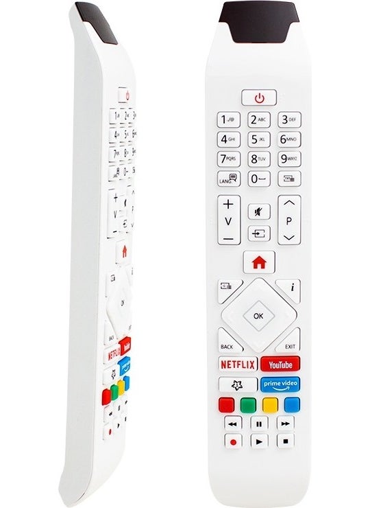 Orjinal - Vestel RCA343140P Youtube - Netflix - LCD with Prime Video Button - LED TV Remote White