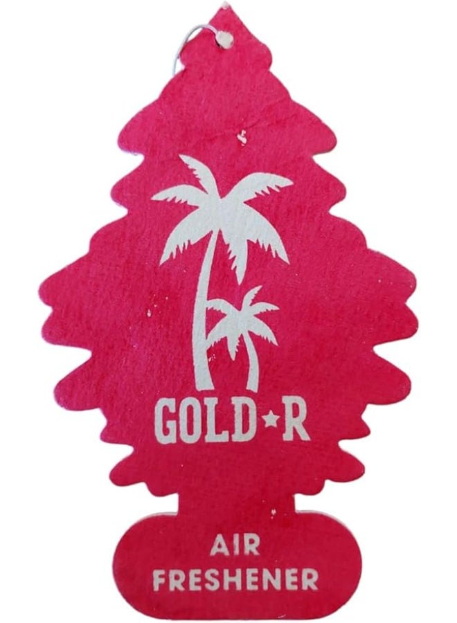 Gold Airfreshener for car - Bubble Gum - Image 3