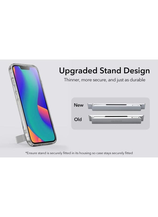 اي اس ار جراب لهاتف Iphone 14 جراب لهاتف Iphone 13 بثلاثة أوضاع حامل، حماية من السقوط بدرجة عسكرية، يدعم الشحن اللاسلكي، غطاء خلفي رفيع مع حامل جراب هاتف لهاتف Iphone 14 13 جراب معدني بمسند  - Image 4
