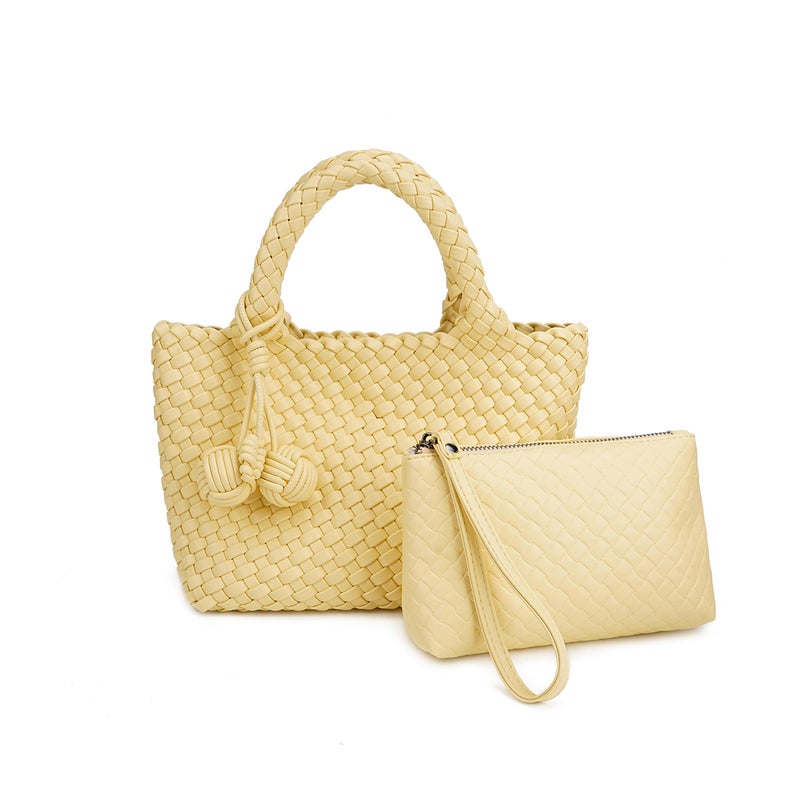 2025 Spring And Original Design Hand-Woven Bag High-End Vegetable Basket Handbag Women'S Shoulder Crossbody Bag - Image 3