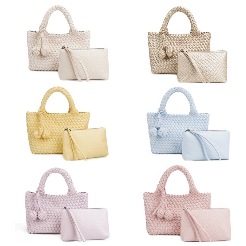 2025 Spring And Original Design Hand-Woven Bag High-End Vegetable Basket Handbag Women'S Shoulder Crossbody Bag - Image 2