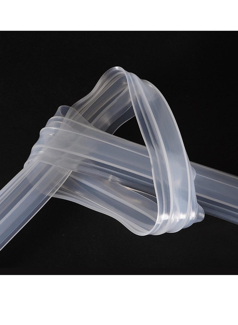 Shower Screen Seal Rubber, Frameless Shower Door Seal Strip, Weather Stripping Seal Sweep for 6 mm Glass Bathroom Waterproof Silicone Strip Shower Room Balcony Windshield Strip (5m) - Image 3