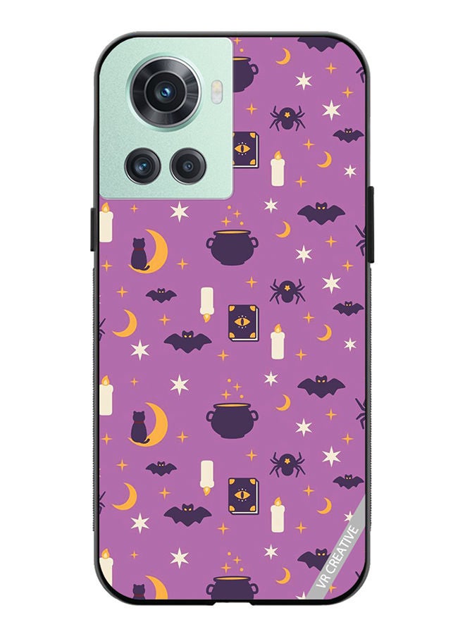 VR CREATIVE Protective Case Cover For OnePlus 10R Halloween 2 Design Multicolour - Image 1