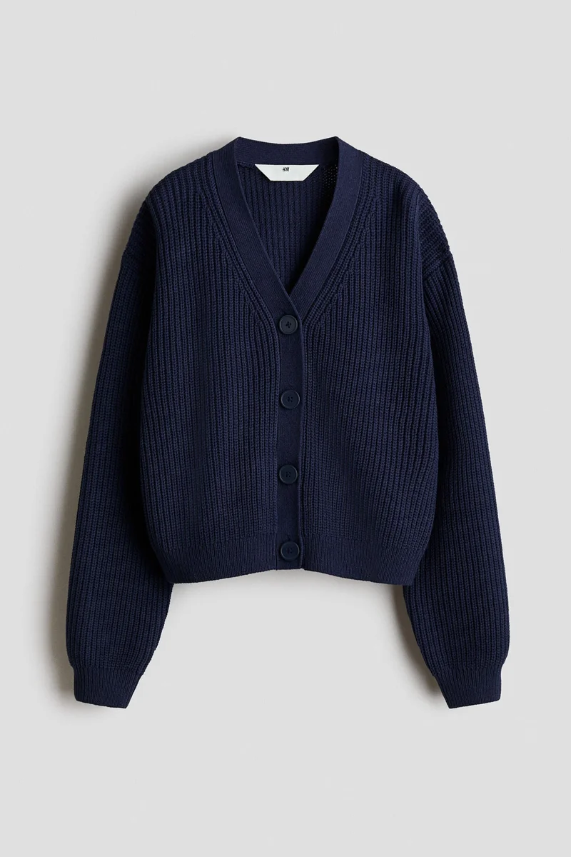 H&M Rib-knit cardigan