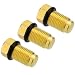 JZYUSHUA 3Pcs Brake Line Plugs Compatible with Dune Buggy 10mm 10 Bubble 18 NPT Male Thread Brass Plug for Sealing Any M1010 Brake Line Connection - Image 2