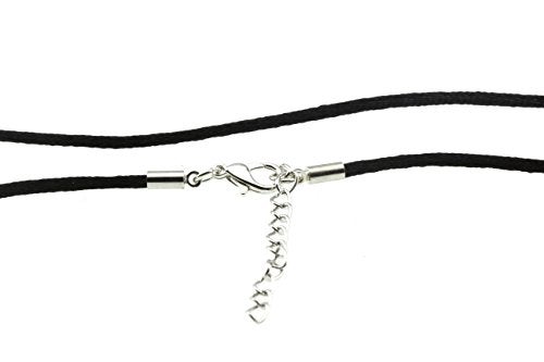 Embolden Jewelry Black Satin Rope Necklace | 22 Inch | Hypoallergnic Silk Cord | Jewelry Gift for Any Age - Image 1