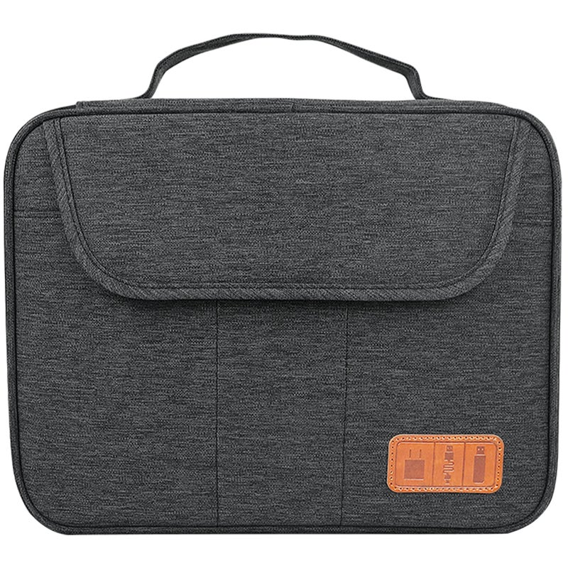 Travel Electronics Organizer with Dual Layers for Secure Storage and Portability - Image 1