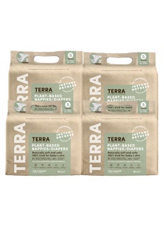 Terra Pack Of 4 Size 5 Walker Diapers: 85% Plant-Based Diapers, Ultra-Soft And Chemical-Free For Sensitive Skin, Superior Absorbency For Day or Nighttime Diapers, 3D Leak Guards, 100% Biodegradable Bamboo Fibre, Designed For Walker Babies 28-39 lb 13 -18 kg, 18-36 Months, 16 Count  - Image 2