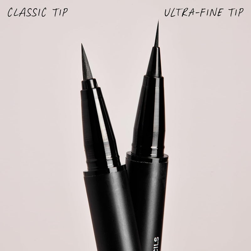 WUNDERBROW Thicker Brow Pen Duo, Dual Ended Pen, Vegan & Cruelty Free (Black/Brown) - Image 3