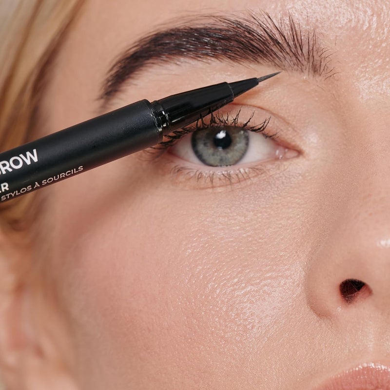 WUNDERBROW Thicker Brow Pen Duo, Dual Ended Pen, Vegan & Cruelty Free (Black/Brown) - Image 2