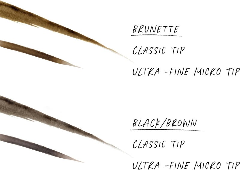 WUNDERBROW Thicker Brow Pen Duo, Dual Ended Pen, Vegan & Cruelty Free (Black/Brown) - Image 5