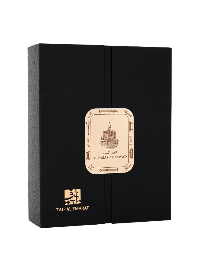 Taif Al Emarat Al Hajar Al Aswad Eau de Parfum, Luxury Oud Leather Perfume, Long Lasting Fragrance, Premium EDP for Unisex - Image 2