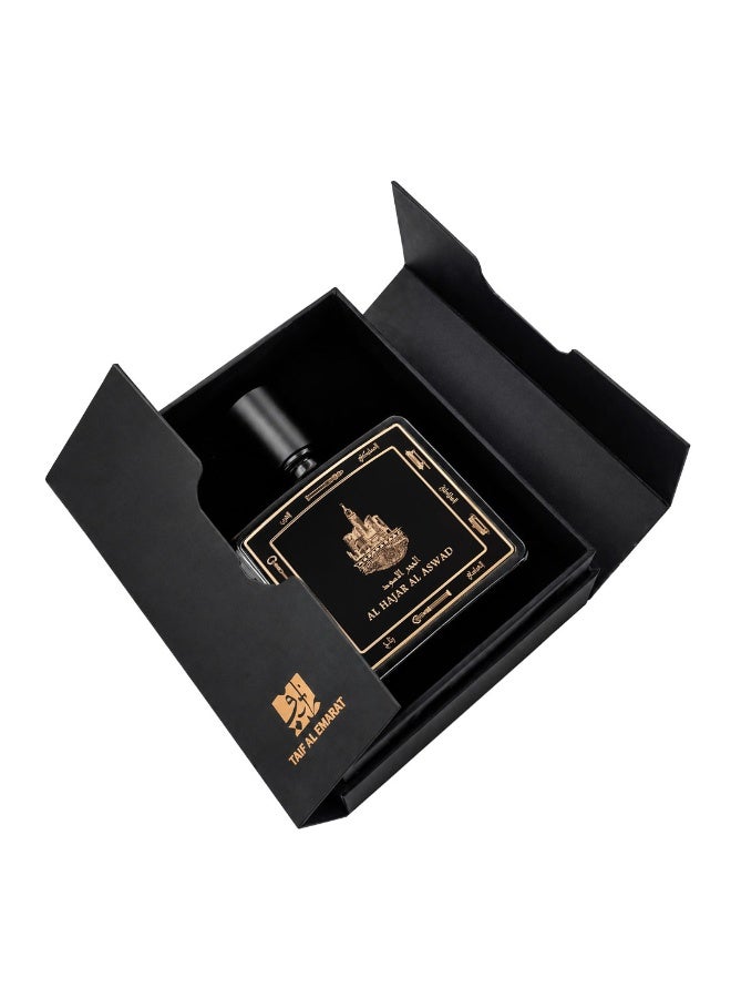 Taif Al Emarat Al Hajar Al Aswad Eau de Parfum, Luxury Oud Leather Perfume, Long Lasting Fragrance, Premium EDP for Unisex - Image 3