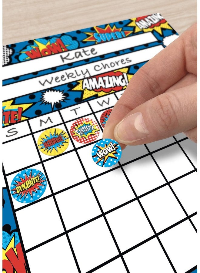 Teacher Created Resources ® Superhero Mini Stickers 378 Pieces - Image 3