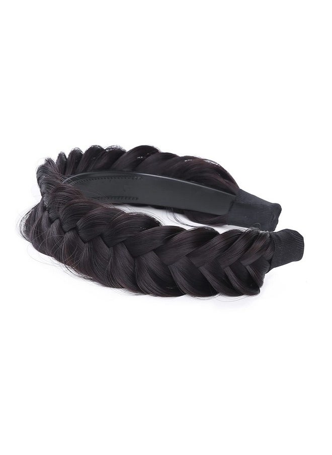 Hairband, Wide Fishtail Braid Headband With Teeth, Handmade, Comfortable Synthetic Material, Elastic Braid Headband, Blended Colors, Girls And Women Beauty Accessory, 1 Count (Pack Of 1) - pzsku/ZB4BE9F626952EDAD3DC0Z/45/_/1734183162/a5821b12-da2d-4360-9532-cb7a178799c1