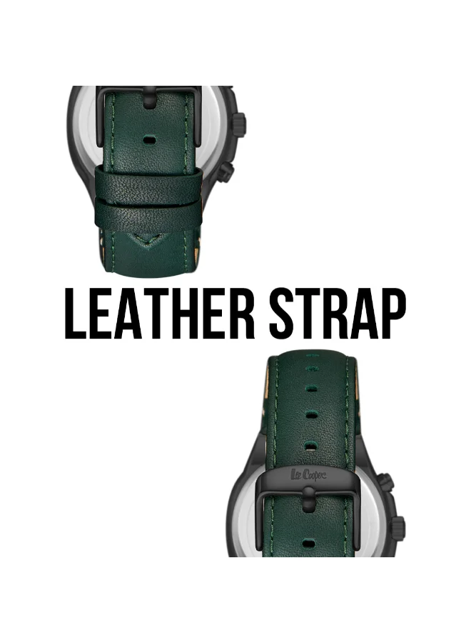 Lee Cooper LEE COOPER Men Multi Function Dark Green Dial Watch - LC07992.077