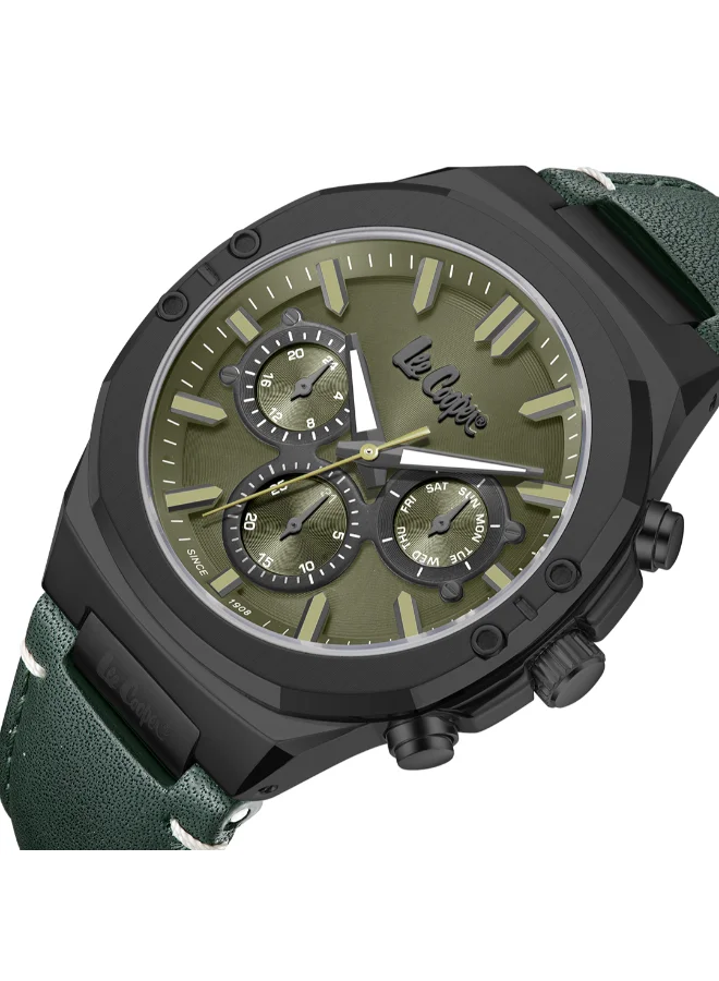Lee Cooper LEE COOPER Men Multi Function Dark Green Dial Watch - LC07992.077
