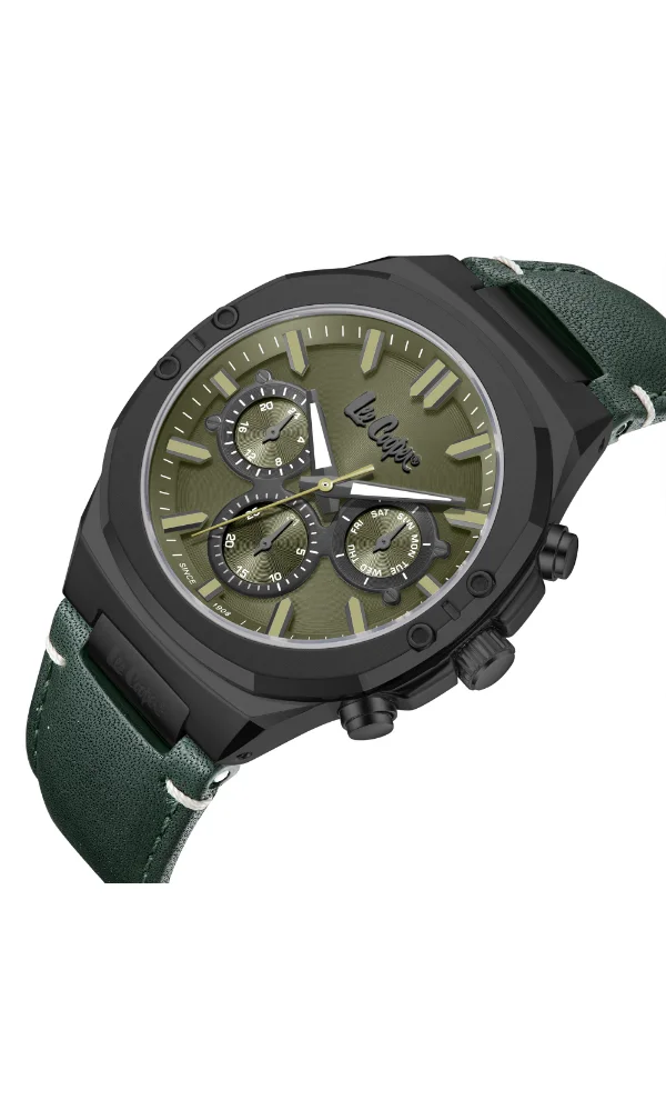 Lee Cooper LEE COOPER Men Multi Function Dark Green Dial Watch - LC07992.077