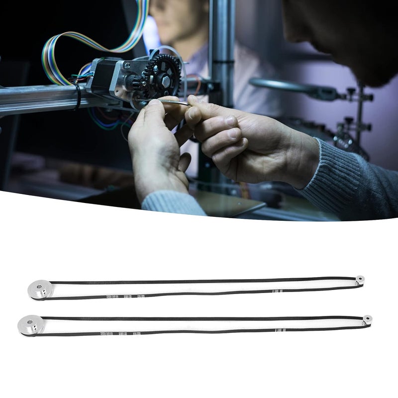 مجموعة بكرات توقيت من سبائك الألومنيوم 20 سن 5 مم 60 سن 8 مم مع حزام مطاطي لطابعة ثلاثية الأبعاد وآلة CNC - Image 5