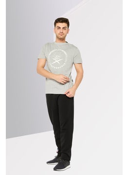 Plein Sport Men Sportswear Fit Short Sleeves Outdoor T-Shirt, Grey  - Image 2