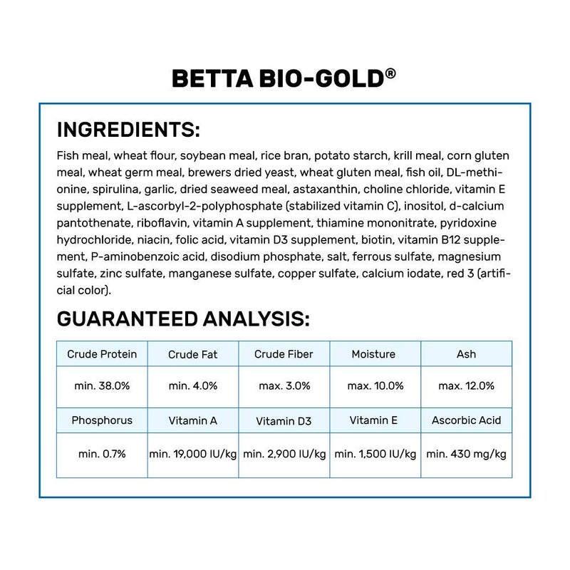 Hikari طعام الأسماك هيراري الاستوائي بيتا بيو-ذهب، 0.70 أونصة (20 جرام) - Image 3