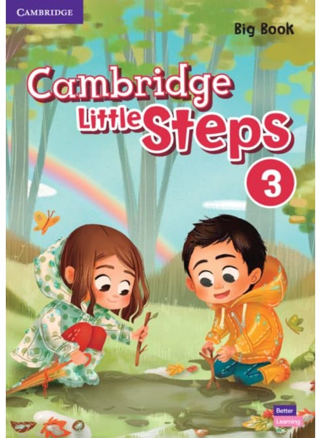 كتاب خطوات كامبريدج الصغيرة - دورة اللغة الإنجليزية الأمريكية لمرحلة ما قبل الابتدائي - المستوى 3 - الكتاب الكبير - Image 1